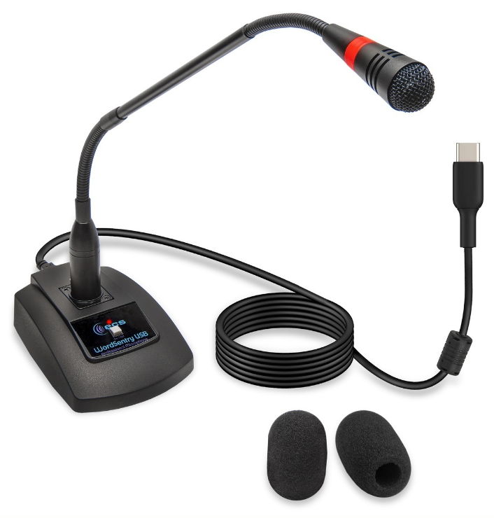 ECS WordSentry USB C Professional Gooseneck Conference Unidirectional Microphone.